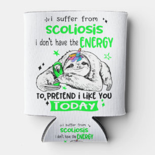 Scoliosis Awareness Month Ribbon Geschenke Dosenkühler