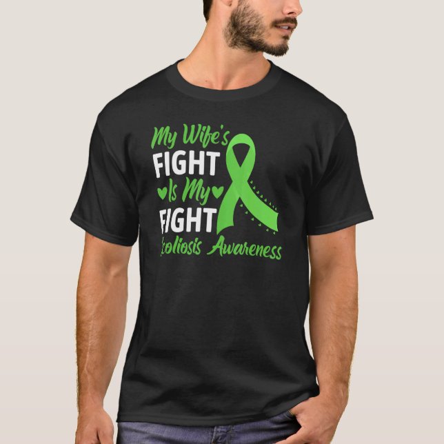 Scoliosis  Men's Spinal Injury Warriors Husband Sc T-Shirt (Vorderseite)
