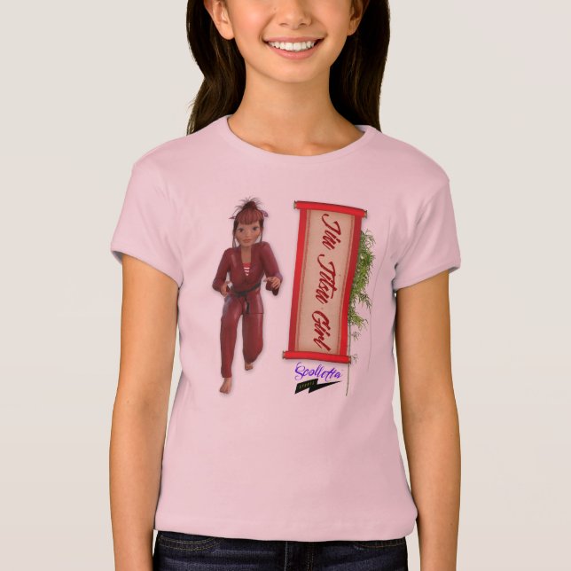 Scolletta "Jiu Jitsu Mädchen" Babydoll T T-Shirt (Vorderseite)