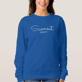 Sconset Sweatshirt Cursive