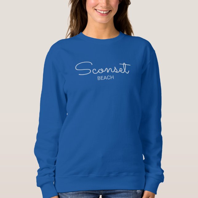 Sconset Sweatshirt Cursive (Vorderseite)