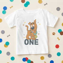 Scooby-Doo 1. Geburtstag Baby T-shirt
