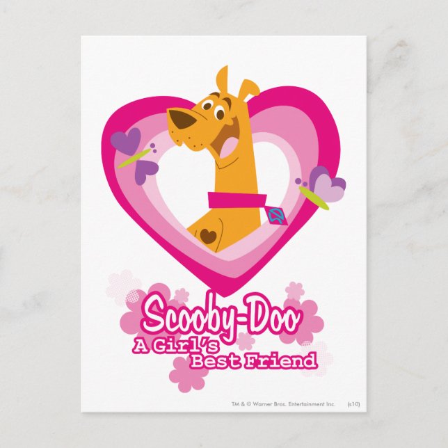 Scooby-Doo A Girl's Best Friend Postkarte (Vorderseite)