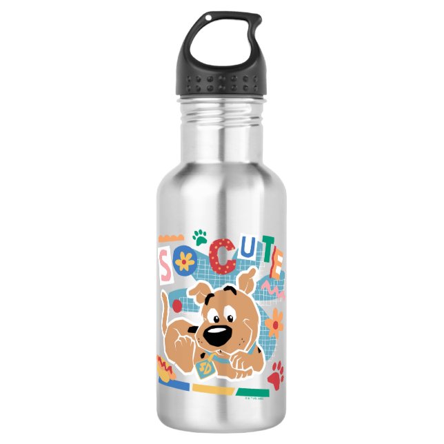 Scooby-Doo | Baby Scooby-Doo So Niedlich Edelstahlflasche (Vorderseite)