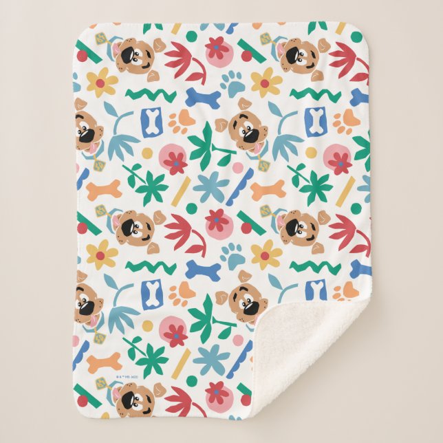 Scooby-Doo | Baby Scooby Doo So Niedliches Muster Sherpadecke (Vorderseite)