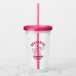 Scooby-Doo "Beachside Gymnasium" Weightlifting Acryltrinkbecher