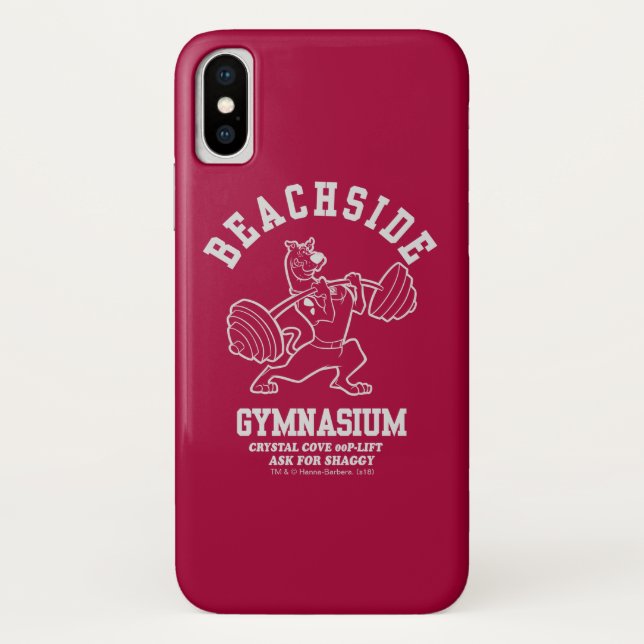 Scooby-Doo "Beachside Gymnasium" Weightlifting Case-Mate iPhone Hülle (Rückseite)