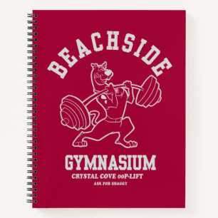 Scooby-Doo "Beachside Gymnasium" Weightlifting Notizbuch