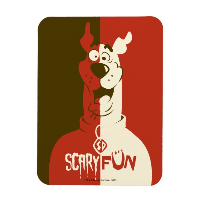 Scooby-Doo "Beängstigender Spaß" Magnet (Vertikal)