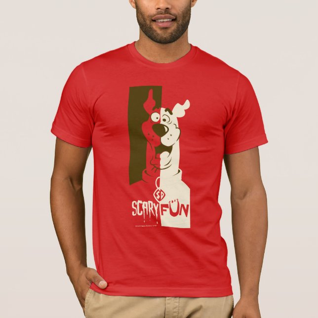 Scooby-Doo "Beängstigender Spaß" T-Shirt (Vorderseite)