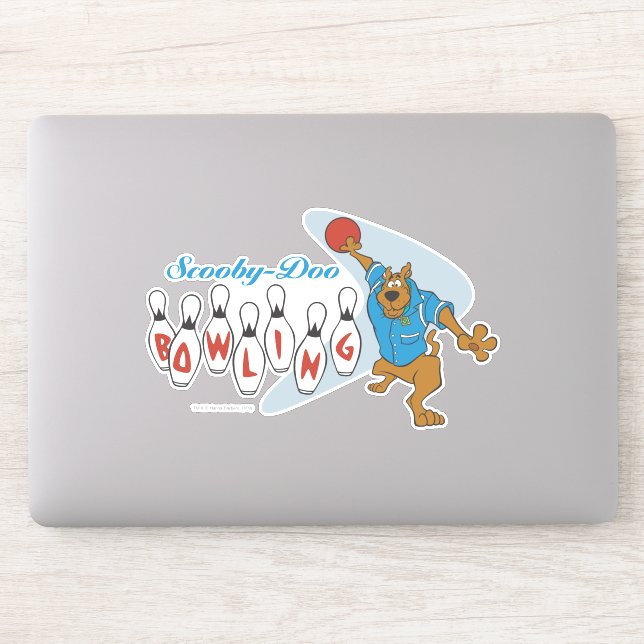 Scooby-Doo Bowling Aufkleber (Computer)