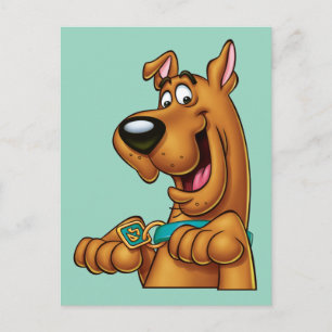 Scooby-Doo bricht auf Postkarte