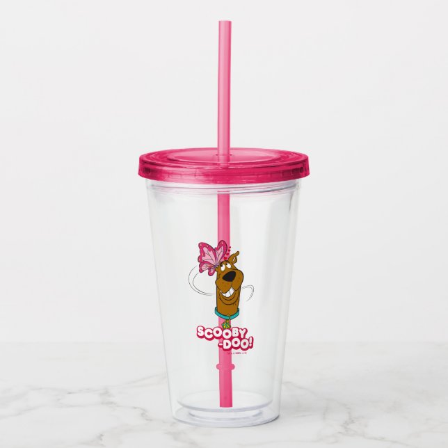 Scooby-Doo Butterfly Kisses 2 Acryltrinkbecher (Vorderseite)
