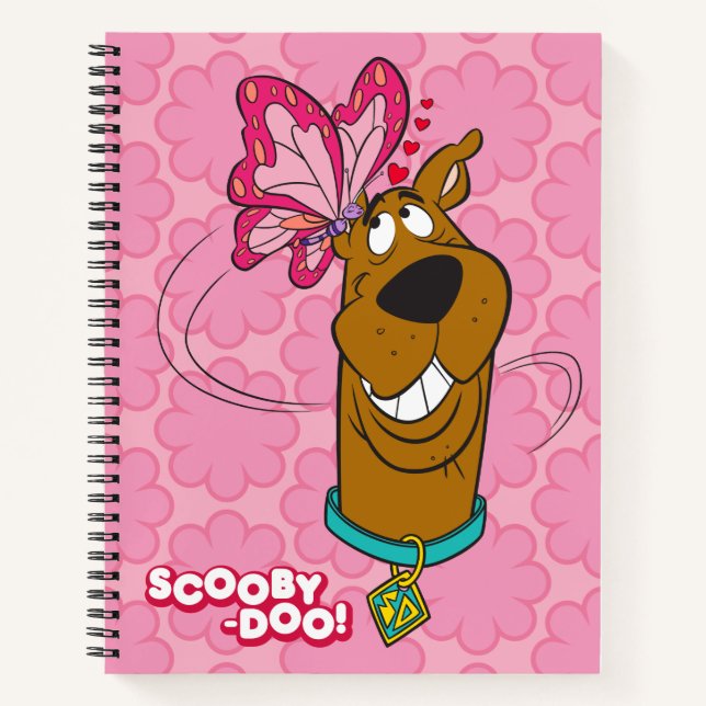 Scooby-Doo Butterfly Kisses Notizbuch (Vorderseite)