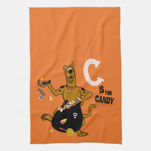 Scooby-Doo C ist für Candy Geschirrtuch