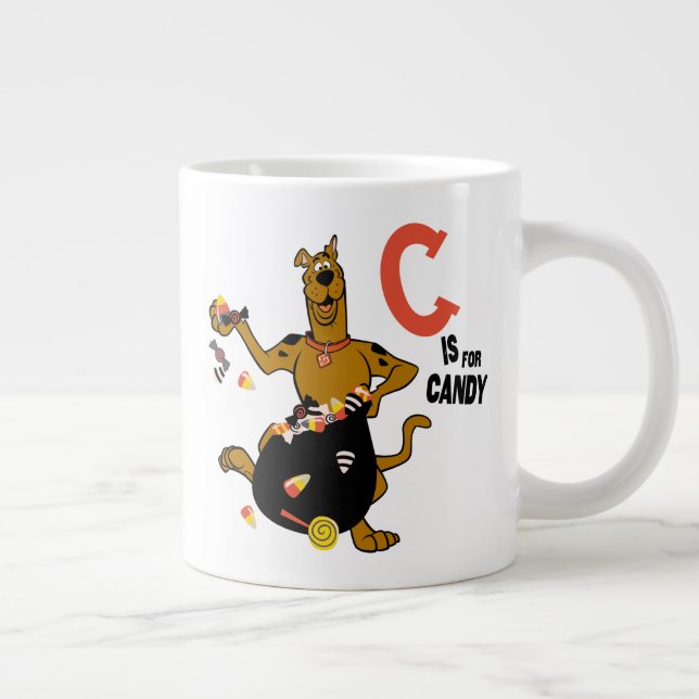 Scooby-Doo | C ist für Candy Jumbo-Tasse (Rechts)
