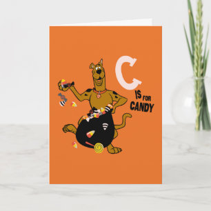 Scooby-Doo   C steht für Candy Karte