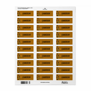 Scooby-Doo Camouflage Kids' Labels