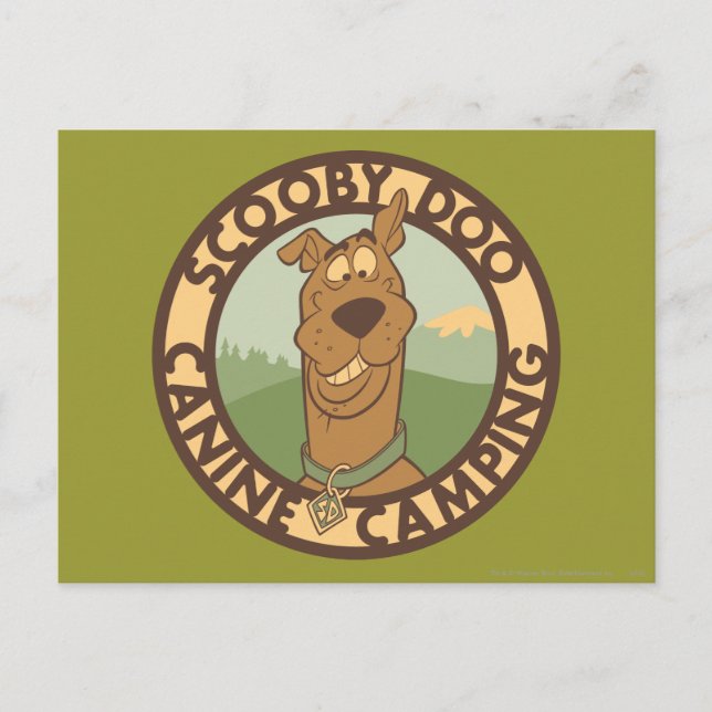 Scooby-Doo "Canine Camping" Postkarte (Vorderseite)