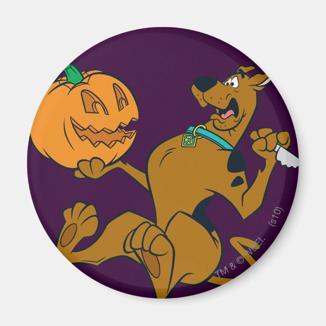 Scooby-Doo Carving Pumpkin Magnet (Vorne)
