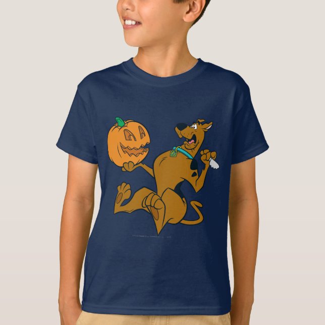 Scooby-Doo Carving Pumpkin T-Shirt (Vorderseite)