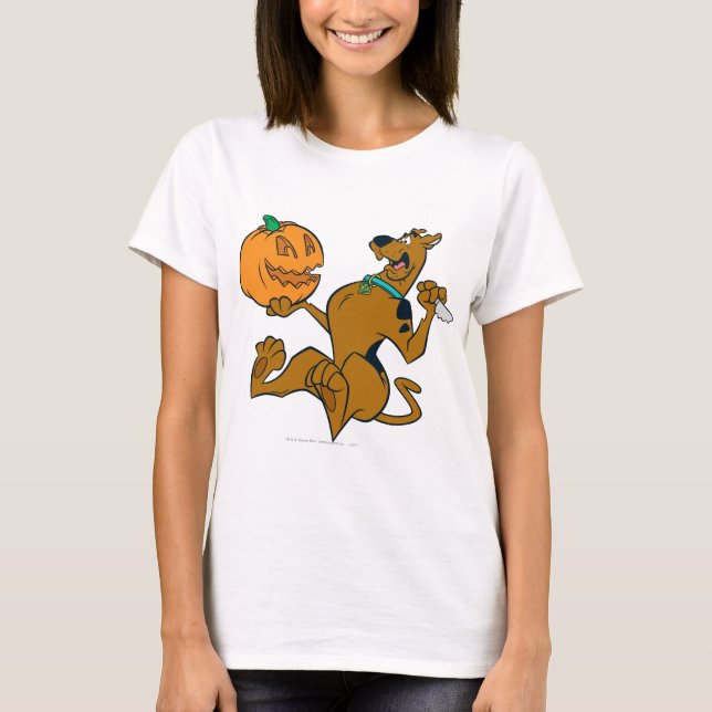 Scooby-Doo Carving Pumpkin T-Shirt (Vorderseite)