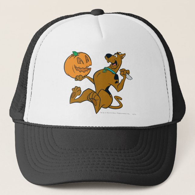 Scooby-Doo Carving Pumpkin Truckerkappe (Vorderseite)