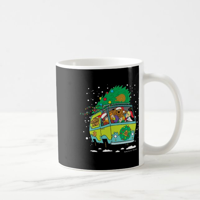 Scooby Doo Christmas Mystery Machine  Kaffeetasse (Rechts)