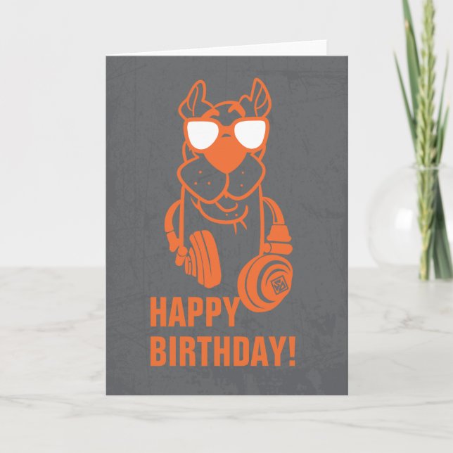 Scooby-Doo "Crazy Cool" Headphone Grafik Karte (Vorderseite)