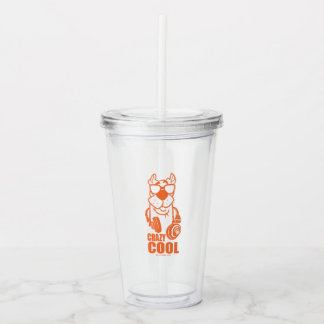 Scooby-Doo "Crazy Cool" Headphone Graphic Acryltrinkbecher