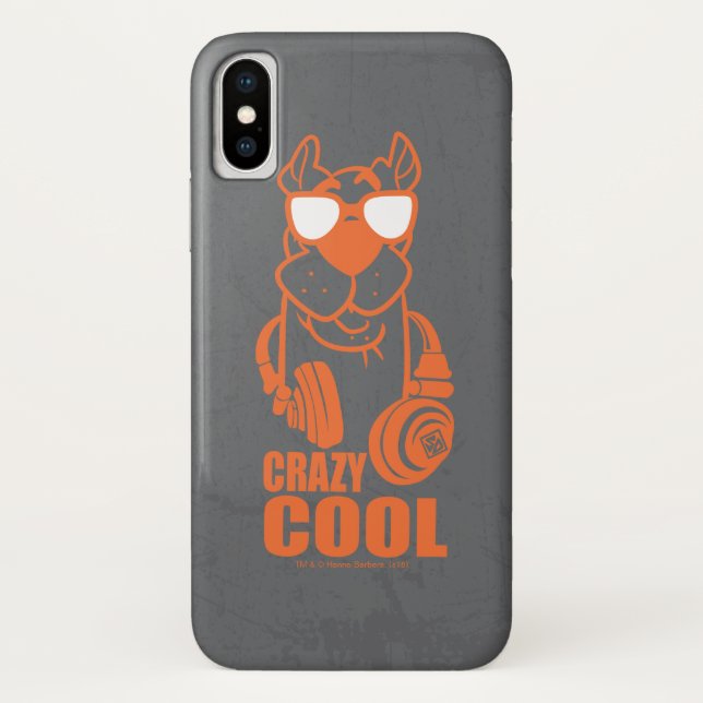 Scooby-Doo "Crazy Cool" Headphone Graphic Case-Mate iPhone Hülle (Rückseite)