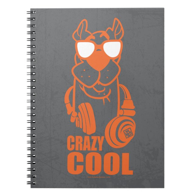 Scooby-Doo "Crazy Cool" Headphone Graphic Notizblock (Vorderseite)