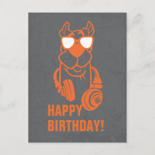 Scooby-Doo "Crazy Cool" Headphone Graphic Postkarte