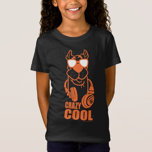 Scooby-Doo "Crazy Cool" Headphone Graphic T-Shirt (Vorderseite)