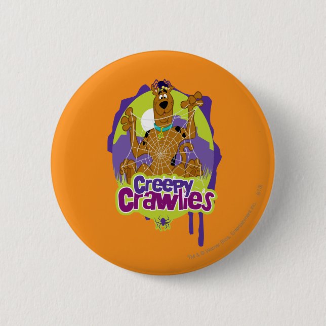 Scooby-Doo Creepy Crawlies Button (Vorderseite)