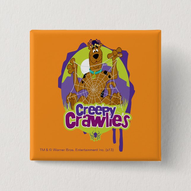 Scooby-Doo Creepy Crawlies Button (Vorderseite)