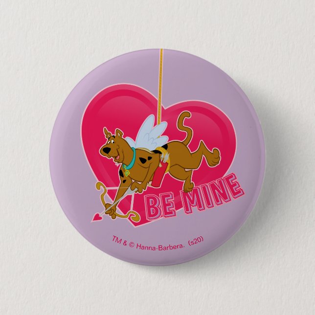 Scooby-Doo Cupid - Be Mine Button (Vorderseite)