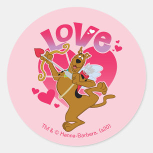 Scooby-Doo Cupid - Liebe Runder Aufkleber