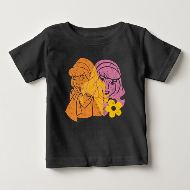 Scooby-Doo | Daphne Flower Portrait Baby T-shirt (Vorderseite)