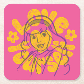 Scooby-Doo | Daphne Liebe Sie selbst Rechteckiger Pappuntersetzer