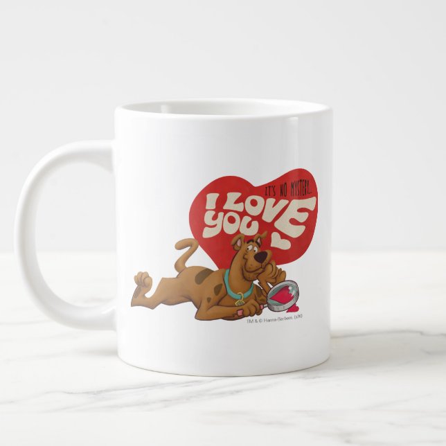Scooby-Doo - Das ist kein Geheimnis... Ich Liebe d Jumbo-Tasse (Links)