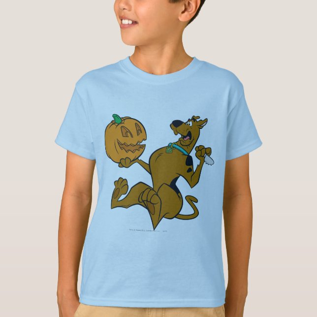 Scooby-Doo, das Kürbis schnitzt T-Shirt (Vorderseite)