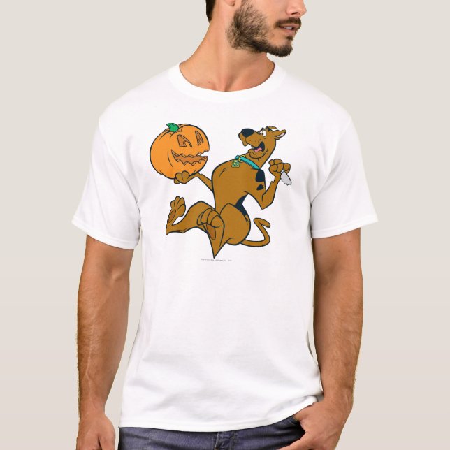 Scooby-Doo, das Kürbis schnitzt T-Shirt (Vorderseite)