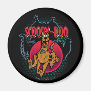 Scooby-Doo, das von den Geistern grafisch läuft Magnet