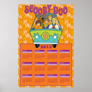 Scooby‑Doo – Der Mystery Machine 2013 Kalender Poster