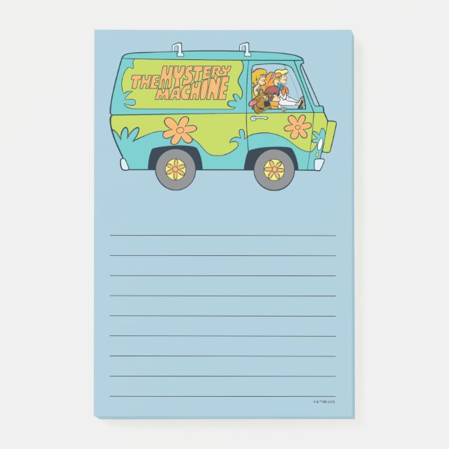 Scooby-Doo | Die Geheimnismaschine Post-it Klebezettel (Vorderseite)