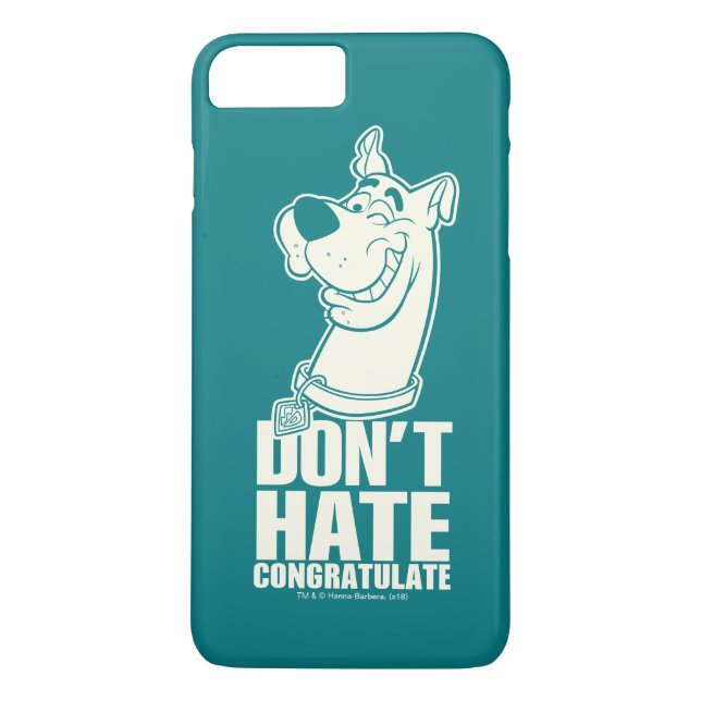 Scooby-Doo "Don't Hate, Congratuliere" Grafik Case-Mate iPhone Hülle (Rückseite)