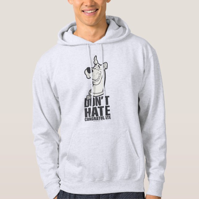 Scooby-Doo "Don't Hate, Congratuliere" Grafik Hoodie (Vorderseite)