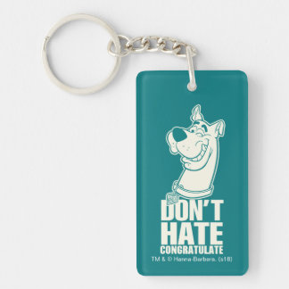 Scooby-Doo "Don't Hate, Congratuliere" Grafik Schlüsselanhänger