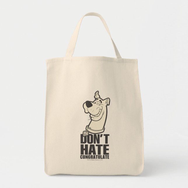 Scooby-Doo "Don't Hate, Congratuliere" Grafik Tragetasche (Vorne)